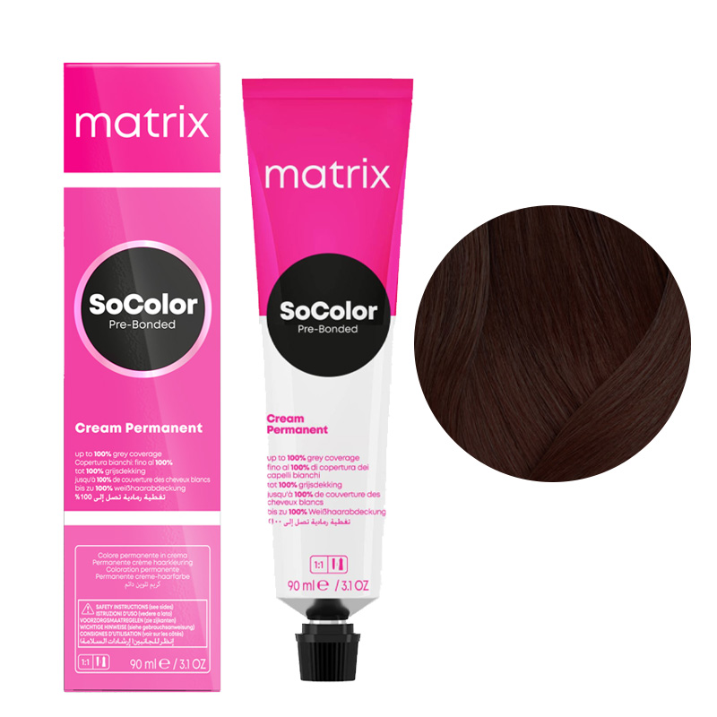 Matrix SoColor, farba do włosów z technologią Pre-Bonded, 5BV, 90ml