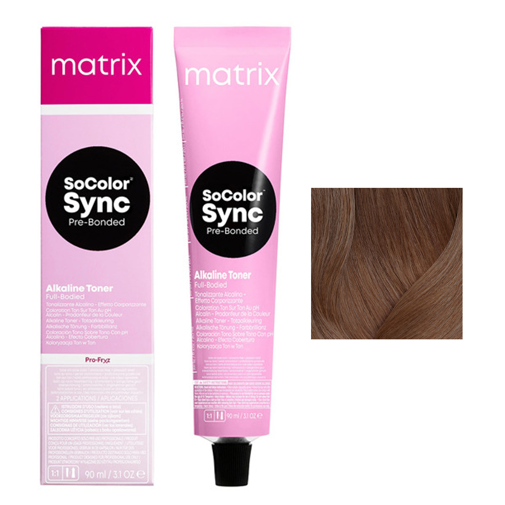 Matrix SoColor Sync, alkaiczny toner do wosw z technologi Pre-Bonded, 5N, 90ml