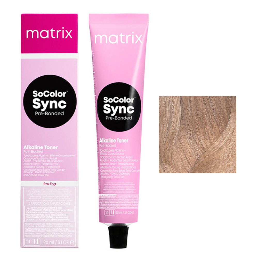 Matrix SoColor Sync, alkaiczny toner do wosw z technologi Pre-Bonded, 9GV, 90ml