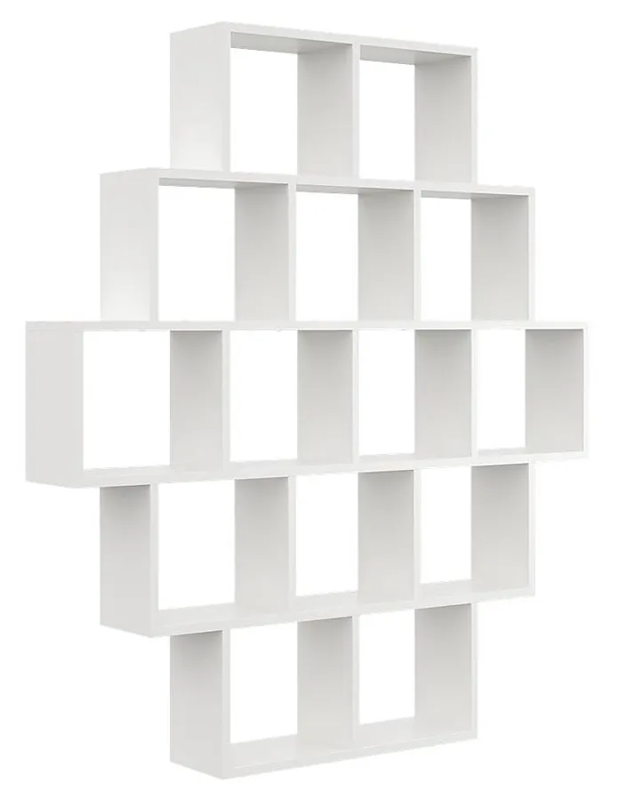 Biały regał otwarty wiszący lub stojący G9-D24