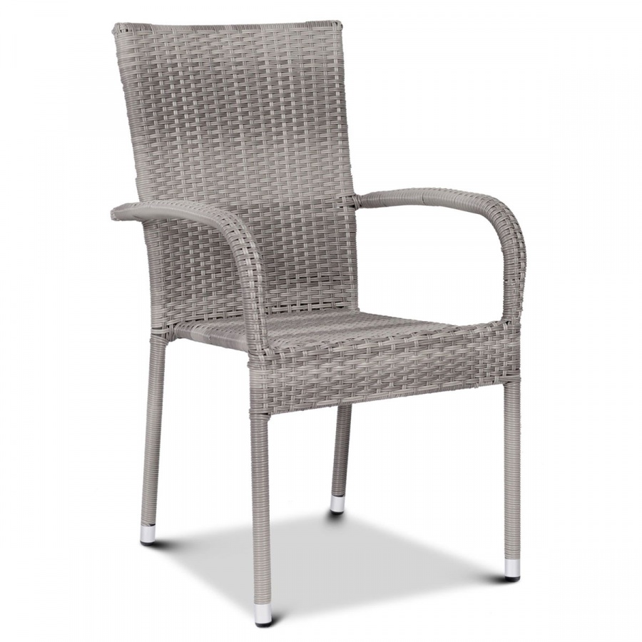Krzesło z technorattanu Fiesta : Kolor - Grey kod: BK-003986