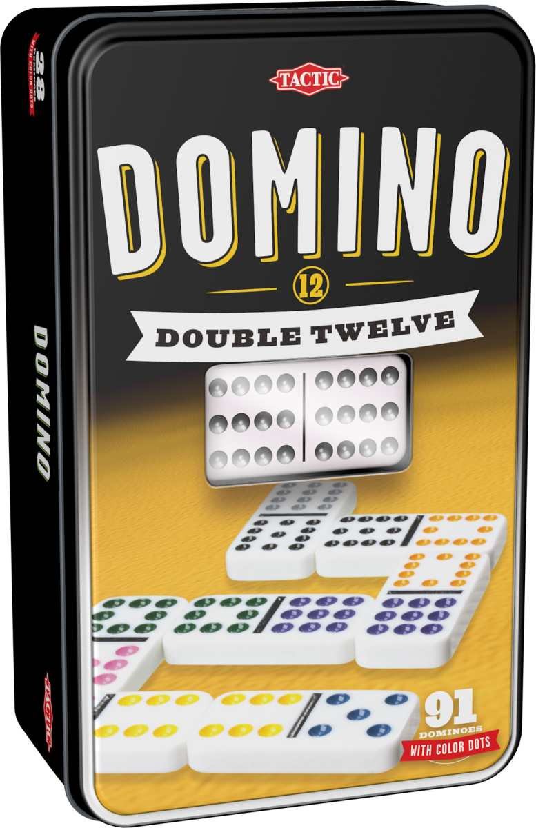 Tactic Games Domino Double Twelve (dwunastkowe puszce)