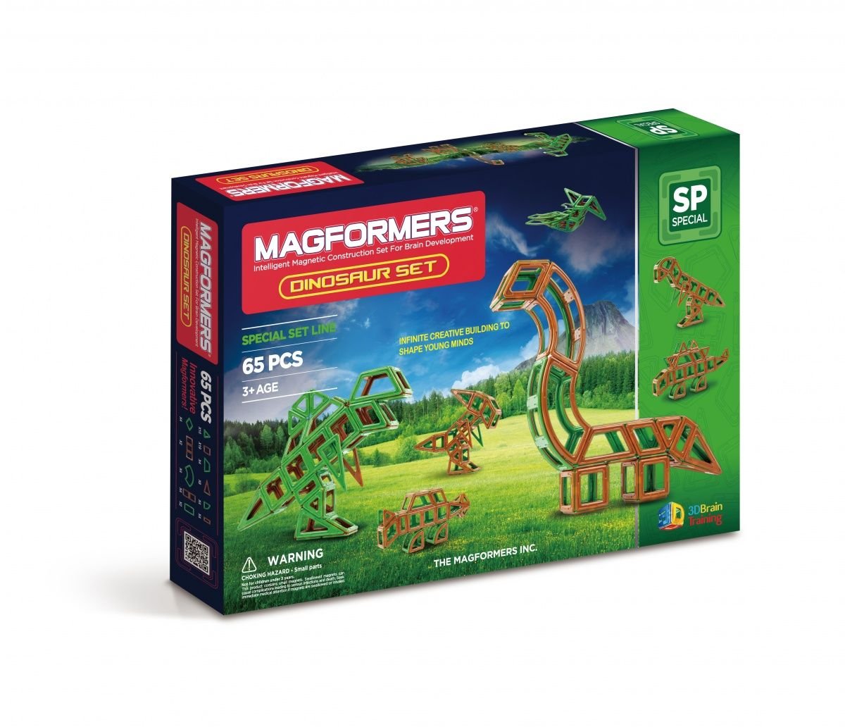 Magformers Dante Dinosaur 65 elementów
