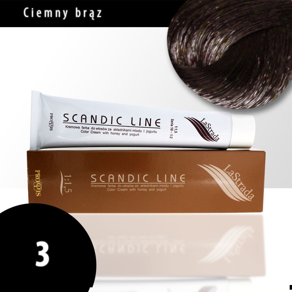 SCANDIC Line Profis lastrada farba do włosów 100ml 3