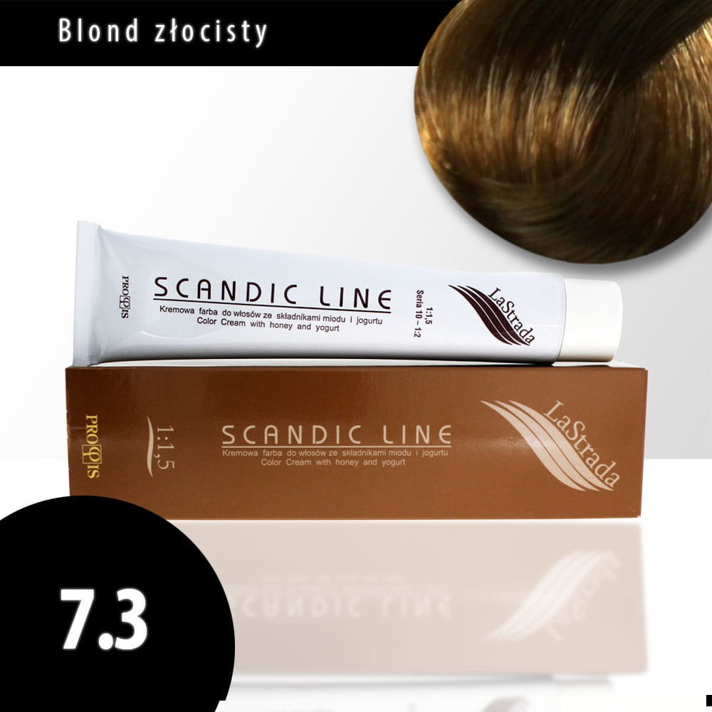 SCANDIC Line Profis lastrada farba do włosów 100ml 7.3