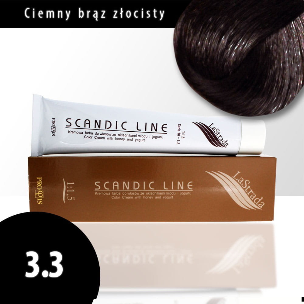 SCANDIC Line Profis lastrada farba do włosów 100ml 3.3
