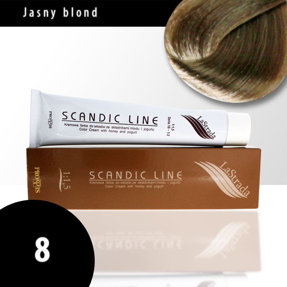 SCANDIC Line Profis lastrada farba do włosów 100ml 8
