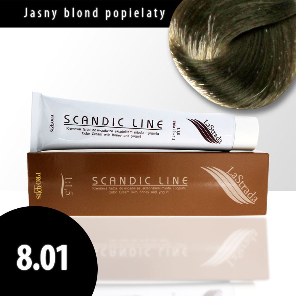 SCANDIC Line Profis lastrada farba do włosów 100ml 8.01