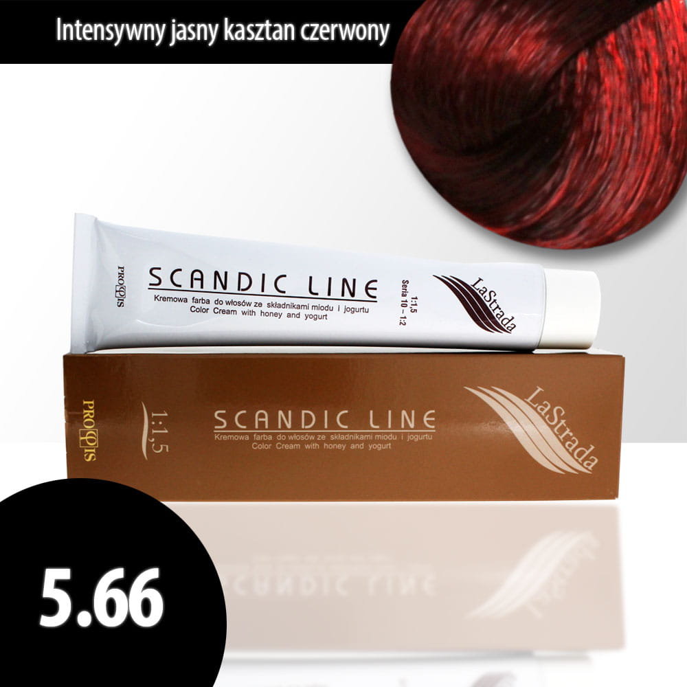 SCANDIC Line Profis lastrada farba do włosów 100ML 5.66