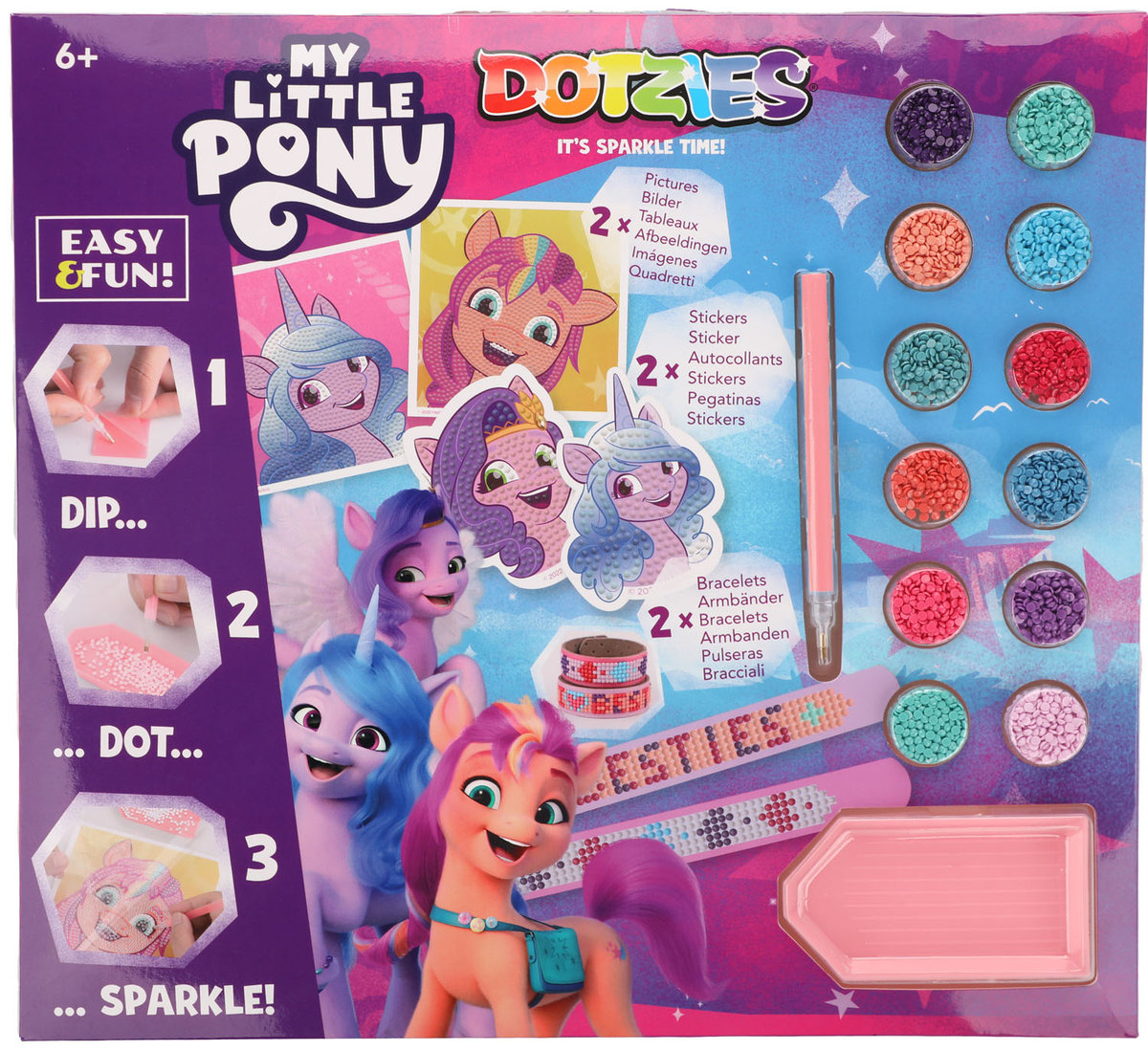 DIAMOND DOTZ, haft diamentowy, zestaw My Little Pony
