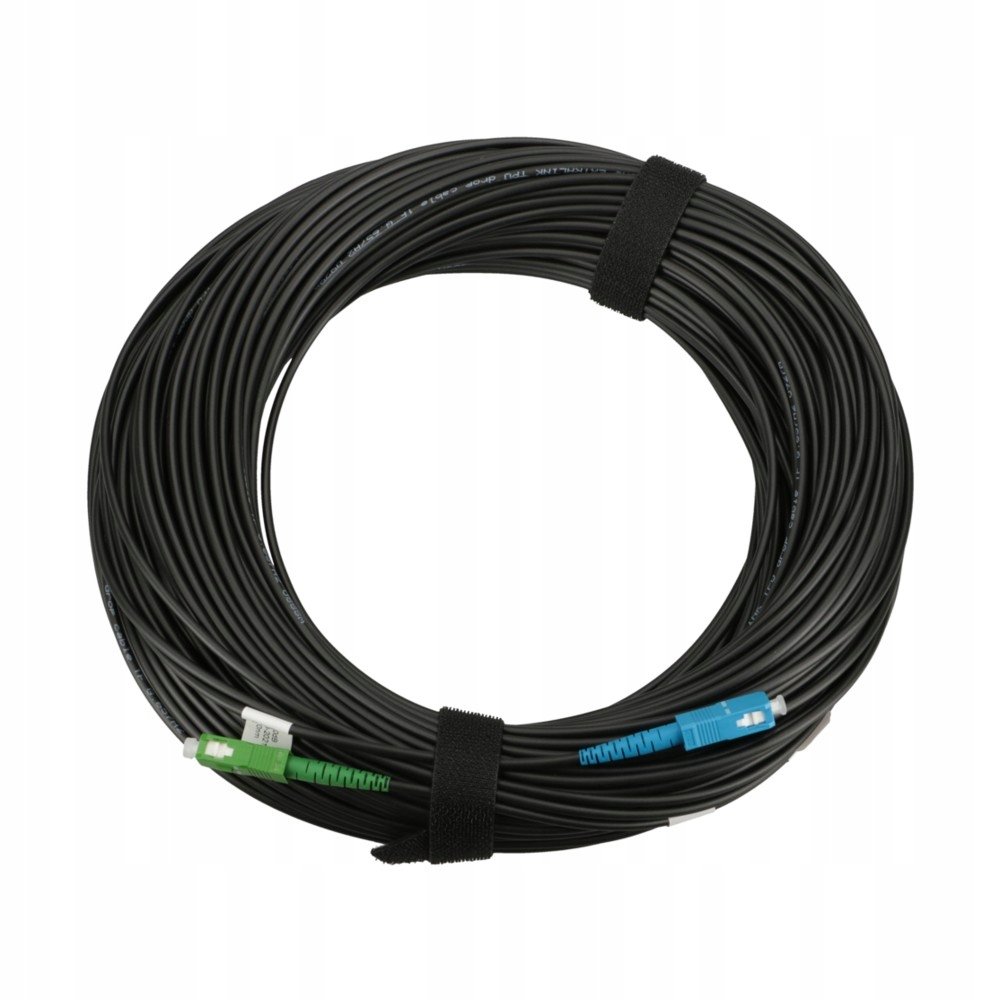 EXTRALINK PATCHCORD SC/APC-SC/PC SM G.657A2 SIMPLEX 100M ROUND DROP