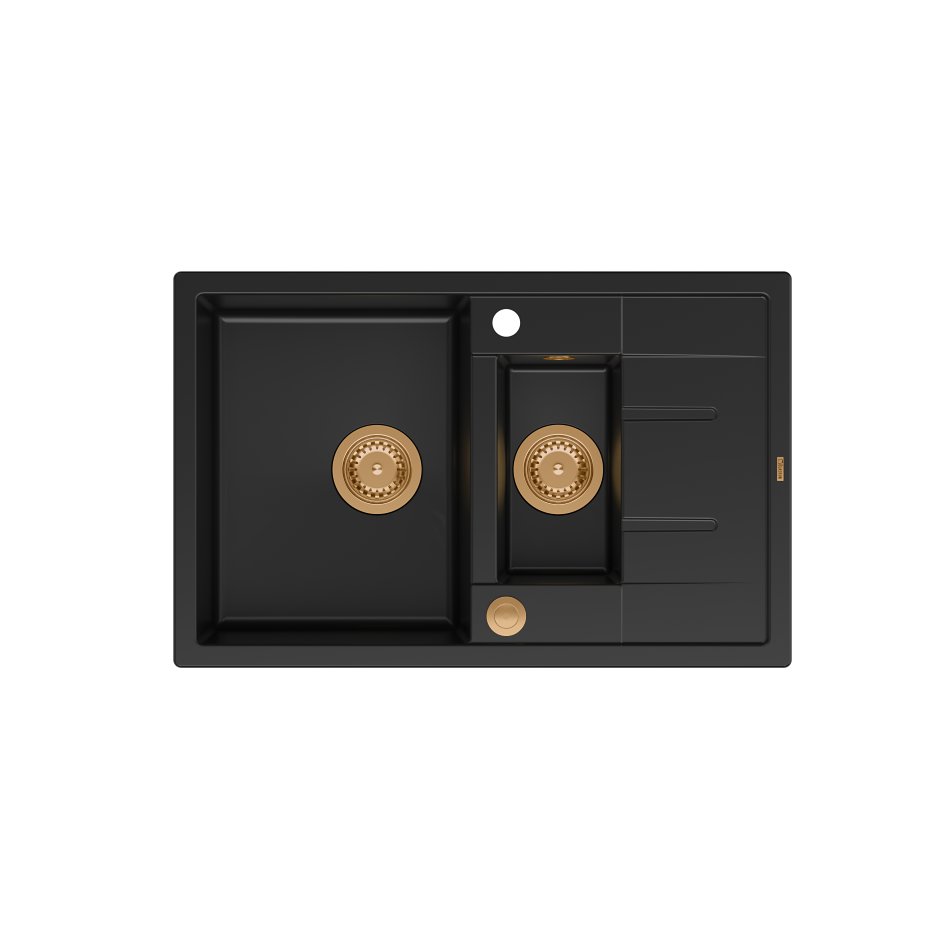 Quadron HB8224U7-C1_P2O Morgan 156 Pure carbon (czarny mat/miedziany)