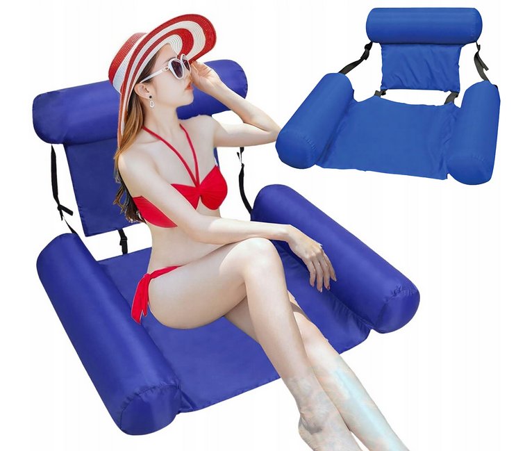 MATERAC DMUCHANY FOTEL HAMAK DO PŁYWANIA