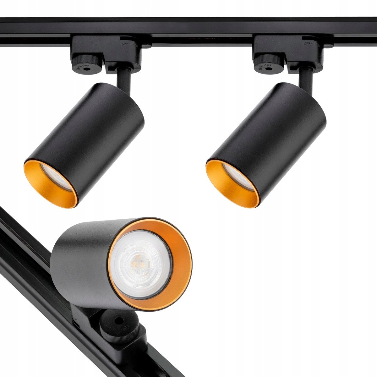 Zestaw Szynoprzewód 1m + 2x Lampa Tuba GU10 LED