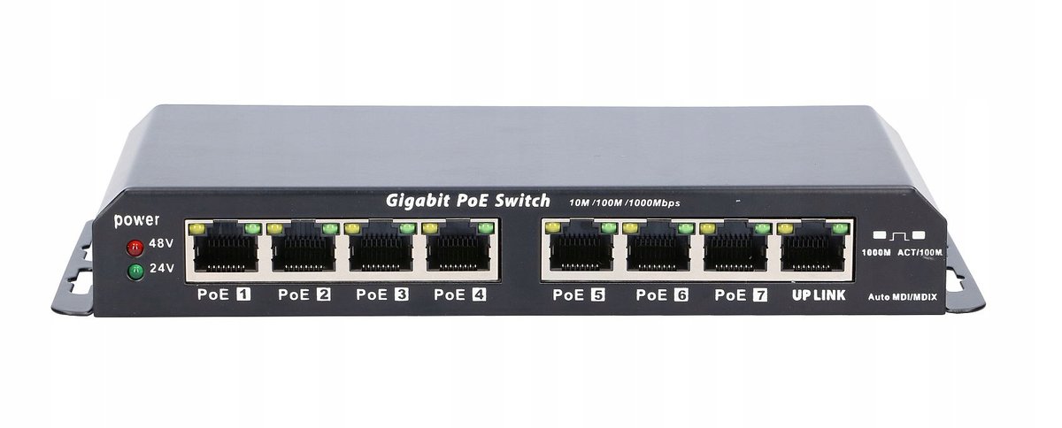 ExtraLink Switch KRATOS Gigabit 7x PoE EX.1025