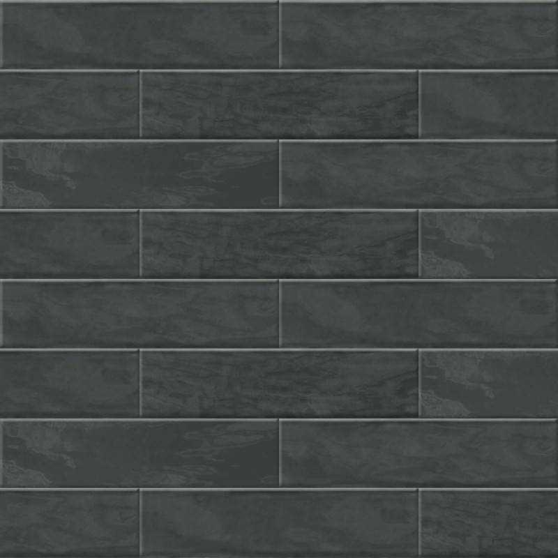 ABK Crossroad Brick Coal - płytka ceramiczna/gres 7,5x30 cm rett. 8 mm naturale