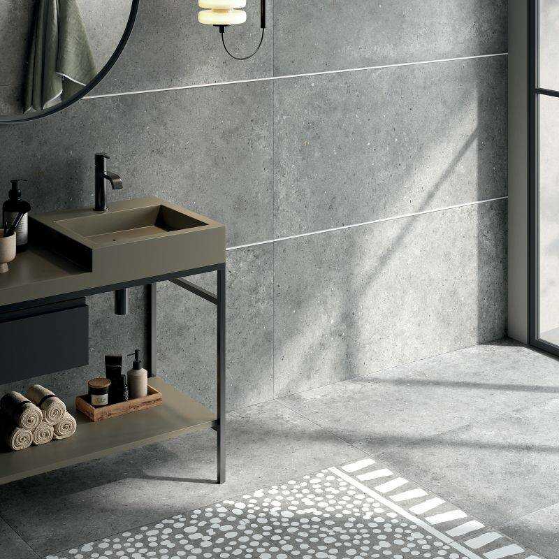 ABK Poetry Stone Pirenei Grey - płytka ceramiczna/gres antypoślizgowa 60x120 cm rett. 20 mm R11