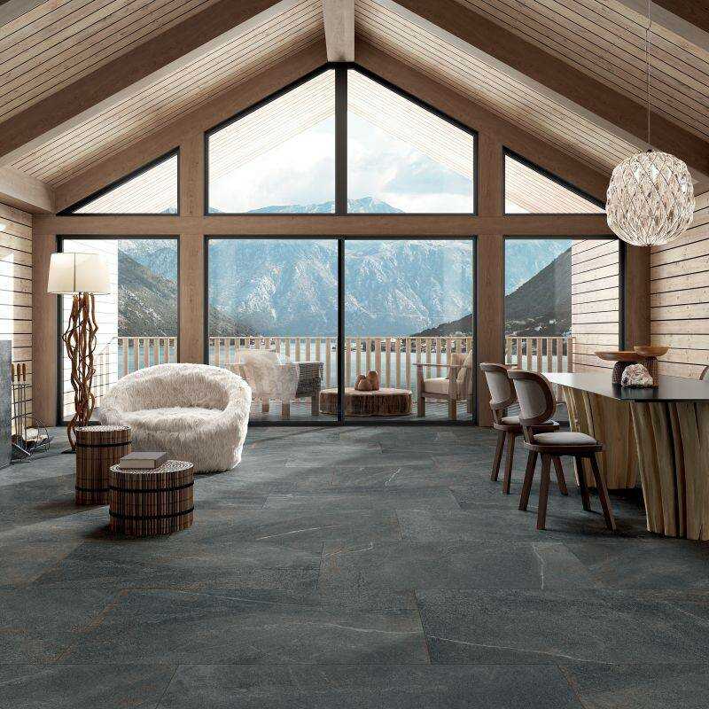 ABK Poetry Stone Piase Smoke - płytka ceramiczna/gres antypoślizgowa 60x120 cm rett. 8.5 mm R11