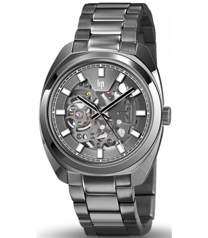 ZEGAREK MĘSKI LIP 671382 Gdg 39 mm squelette