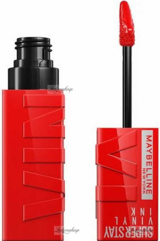 MAYBELLINE - SUPERSTAY VINYL INK - Winylowa pomadka do ust - 4,2 ml - 25 - RED-HOT