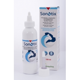 Vetoquinol sonotix 120 ml płyn, czyszczenie uszów, pies, kot