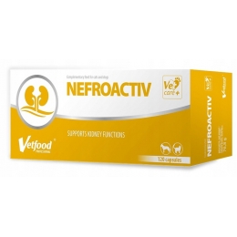 VetFood NefroActiv 120 Kapsułek na nerki pies kot