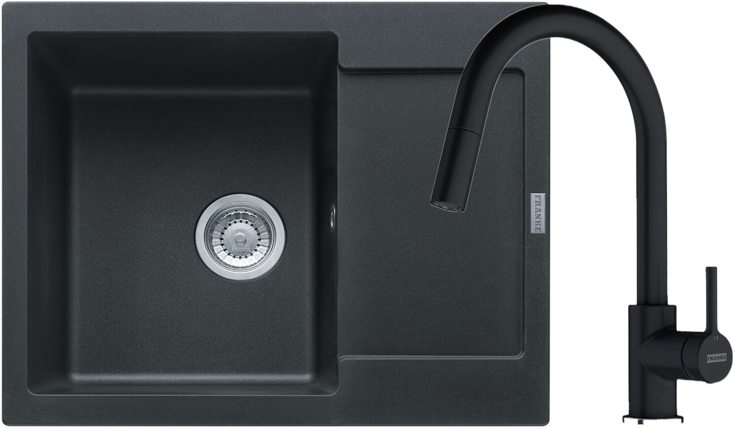 Zestaw granitowy Zlewozmywak Franke Maris MRG 611-62 + Bateria Lina pull-out Onyx  od 89 zł!