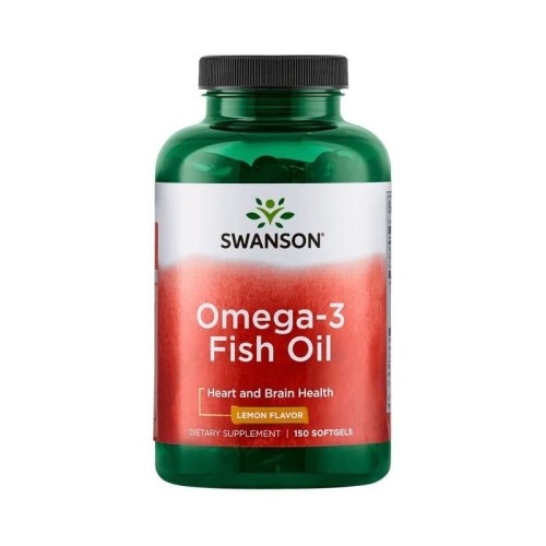 SWANSON Omega -3 smak cytrynowy 150 żelek