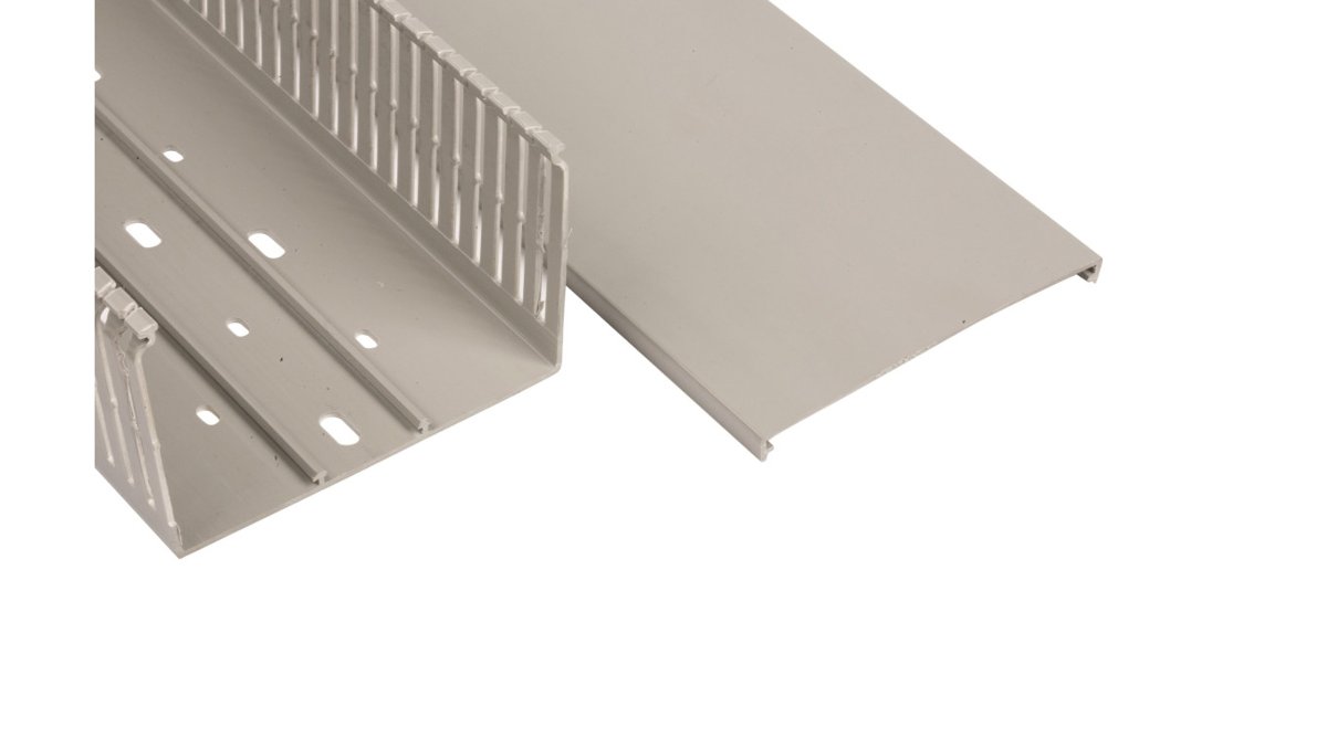 ElettroCanali Korytko grzebieniowe 120x80 Kanał kablowy z pokrywą 1m EC 8650 ECS12080