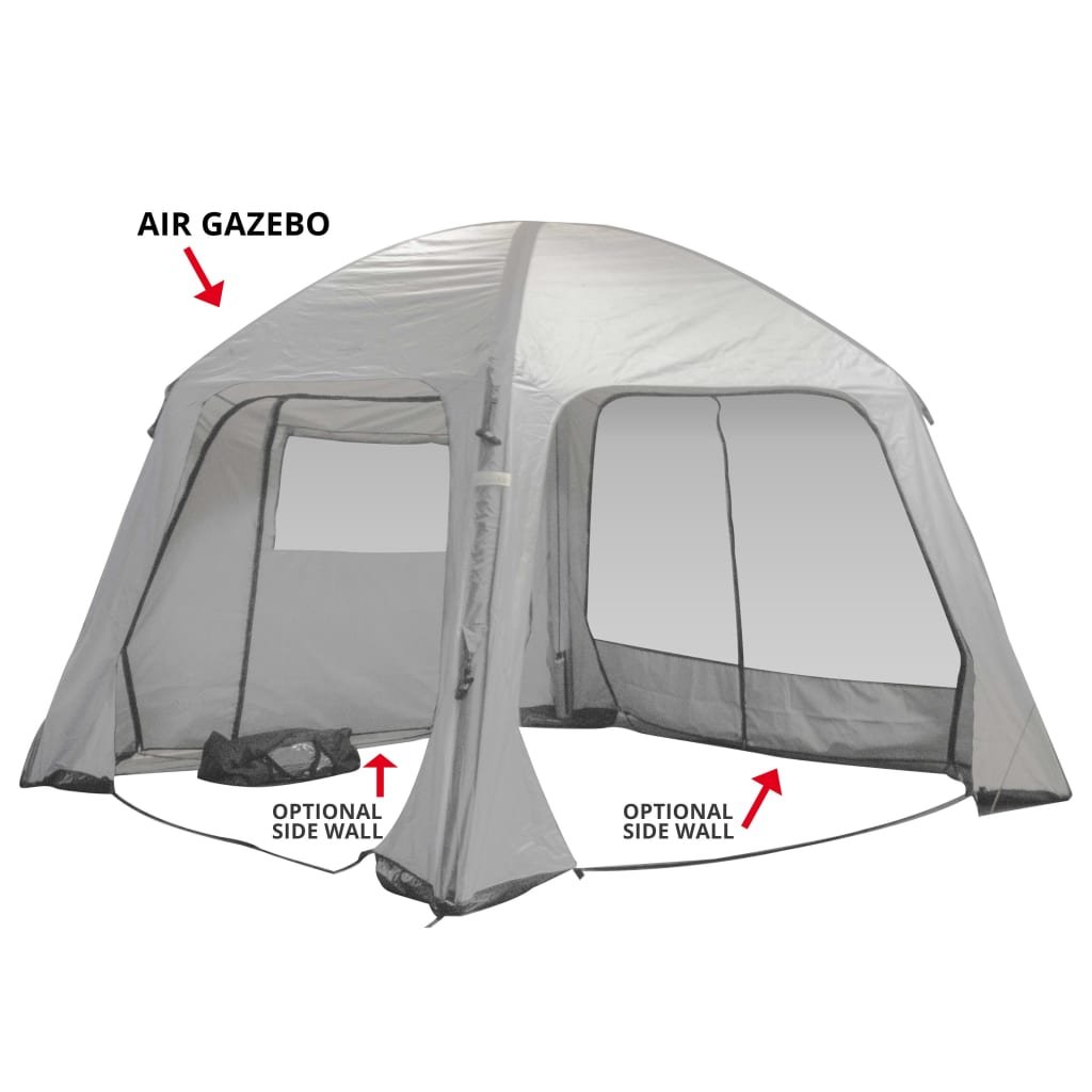 Bo-Camp Nadmuchiwany namiot imprezowy Air Gazebo, 365x365 cm, szary