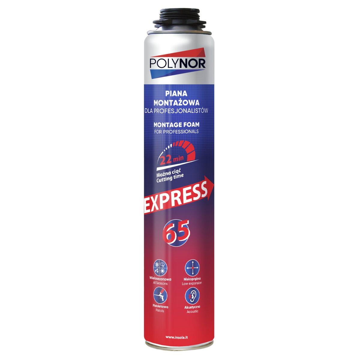 Pianka poliuretanowa pistoletowa Polynor 65 750 ml