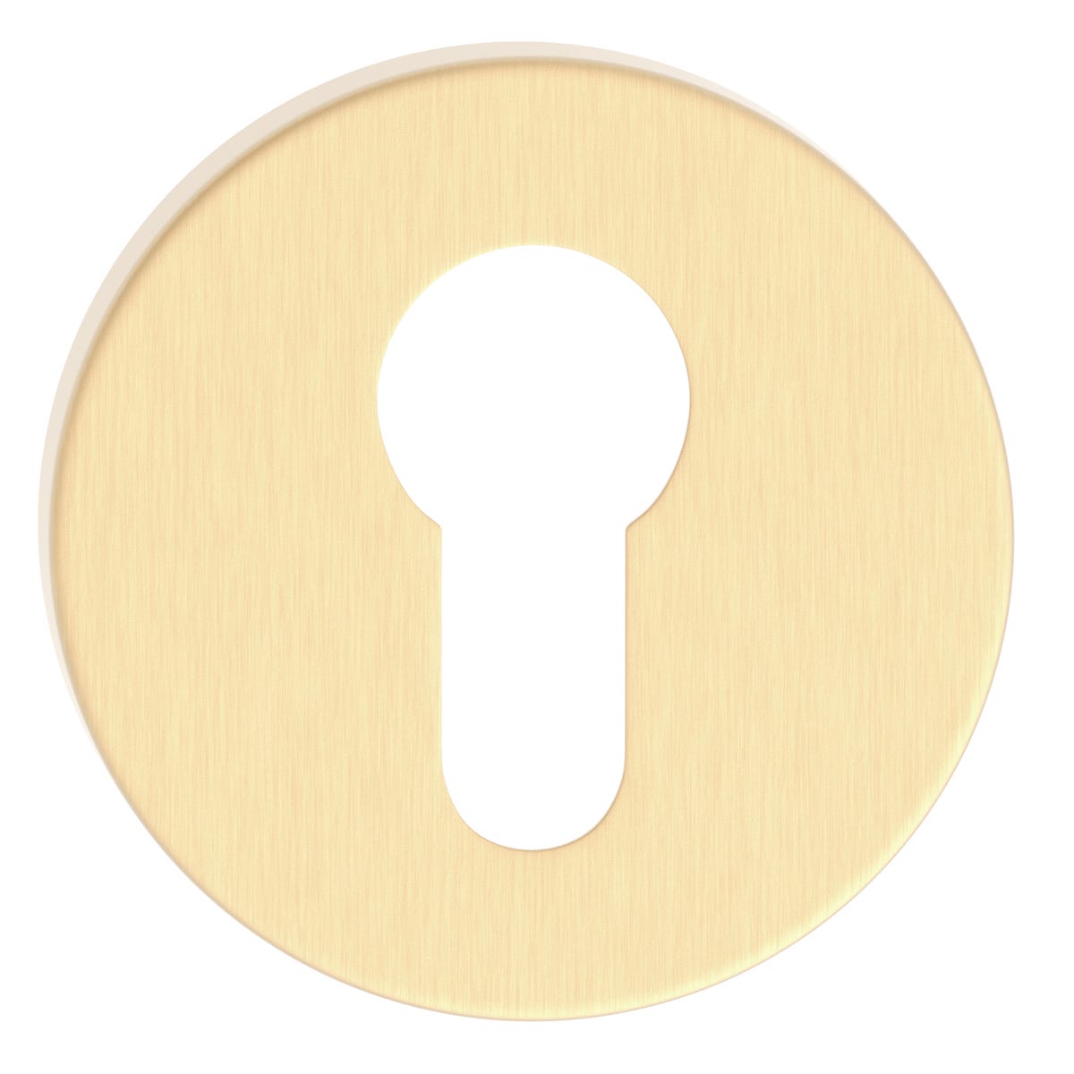 Rozeta podklamkowa do wkładki Arianna mosiądz satynowy 5907354083435