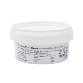 Pasta czosnkowa z czosnku obieranego na biało 200 g
