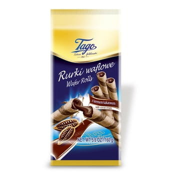 Tago - Rurka waflowa z kremem kakaowym