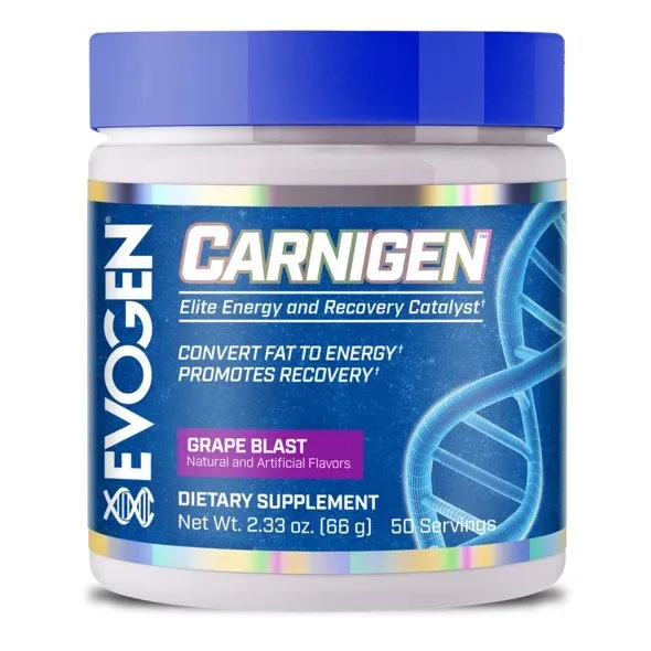 Evogen - Carnigen, Grape, Proszek, 66g