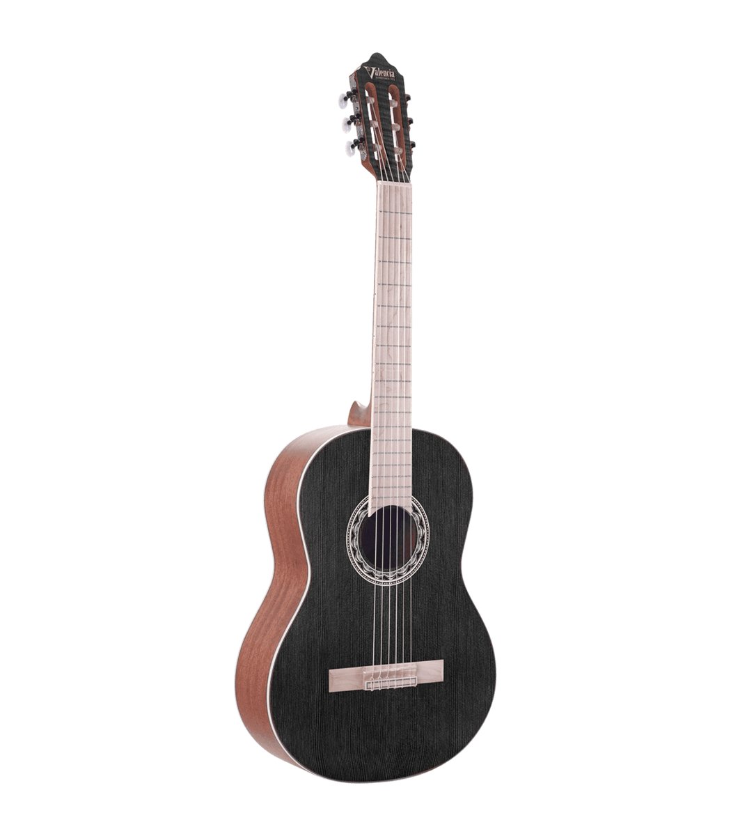 Gitara klasyczna Valencia VC354-BK 4/4 czarny top