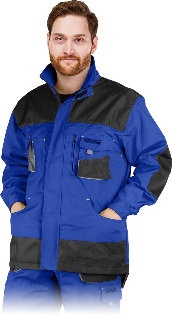 Bluza ochronna niebiesko-czarno-szary roz.XL