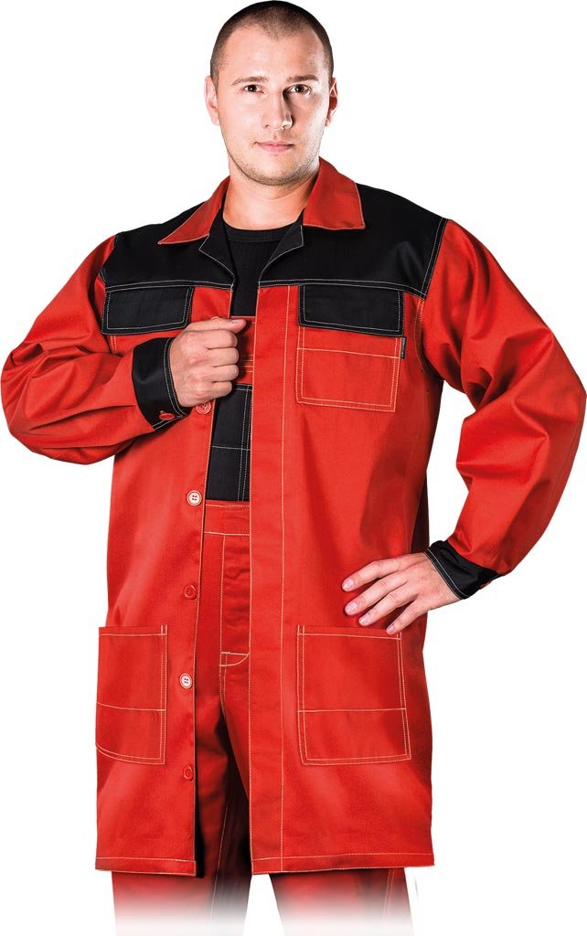 Reis INNY Fartuch ochronny L czerwono-czarny 111L069