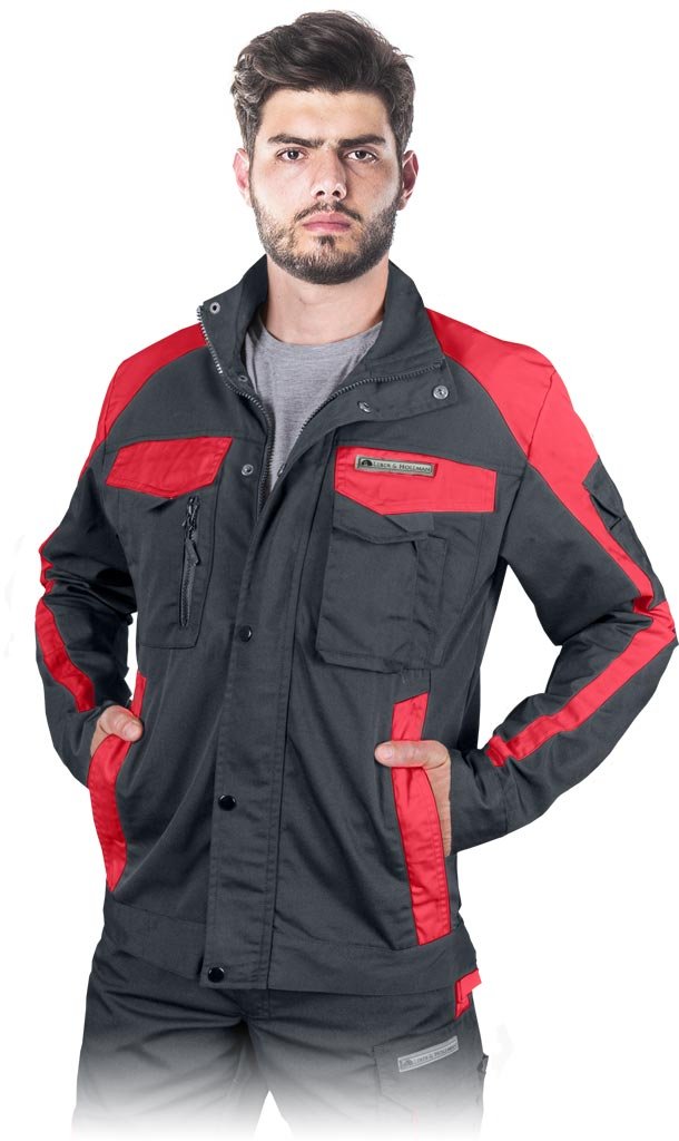 Bluza ochronna antracytowo-czerwony roz.XXL