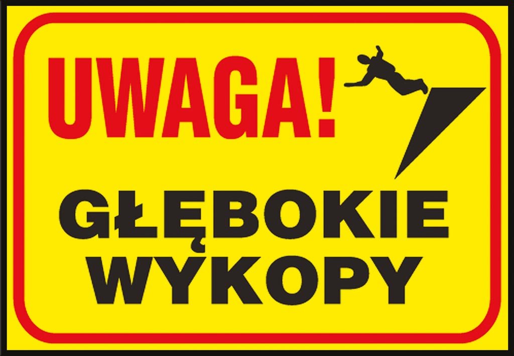 Raw-pol Znak Uwaga Głębokie Wykopy Z-TB4-P-250x350