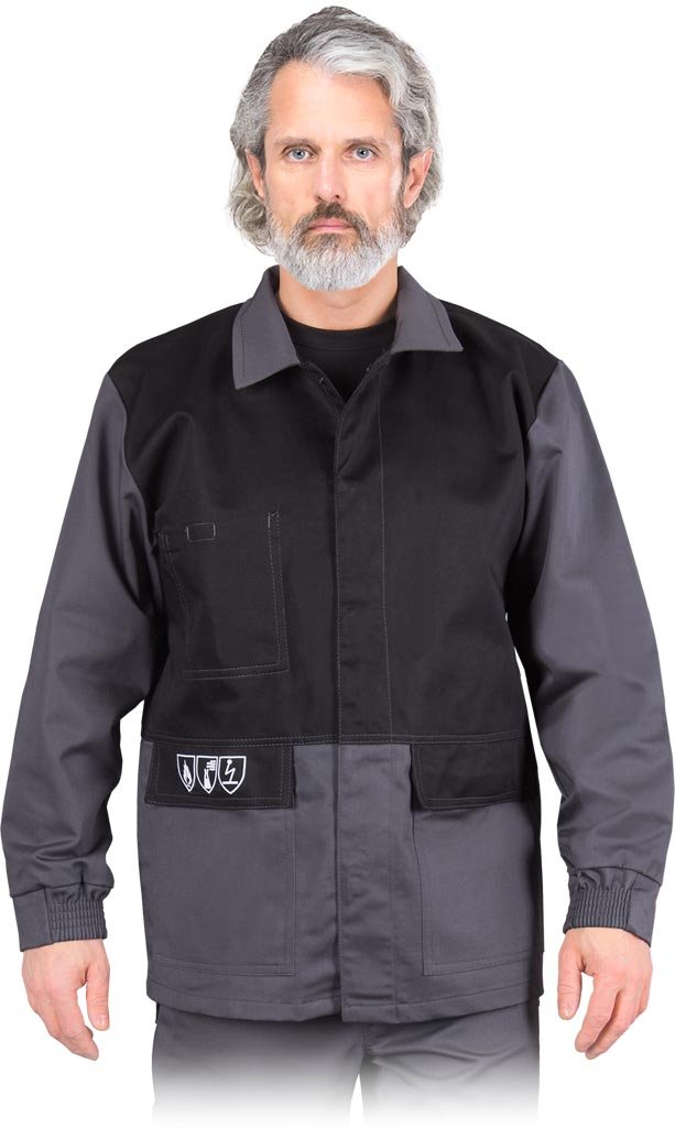 Bluza ochronna szaro-czarny roz.M