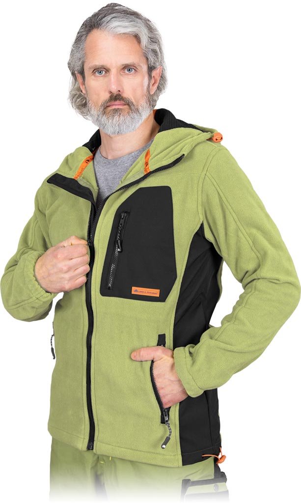 Leber & Hollman BLUZA Z POLARU OCHRONNA L - LH-NA-P LB ab_LHNAPLBL