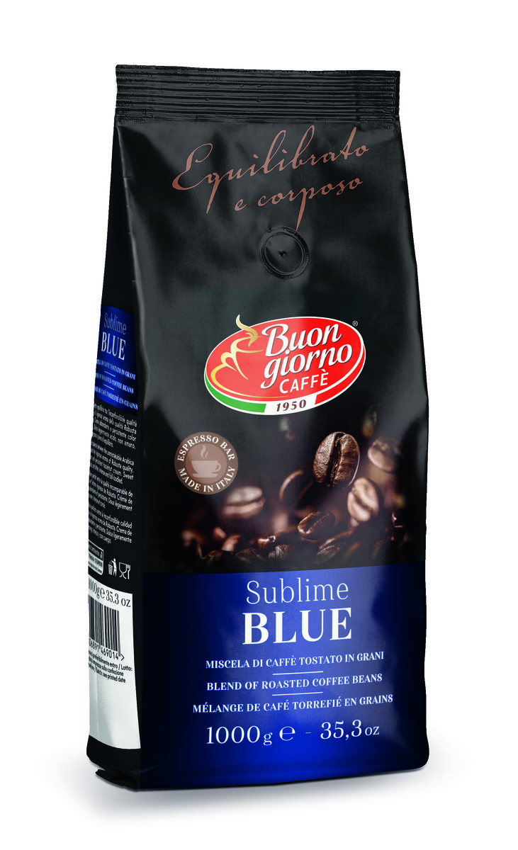 Caffe Buon Giorno Sublime BLU 1kg Włoska Kawa Ziarnista / Caffe BuonGiorno