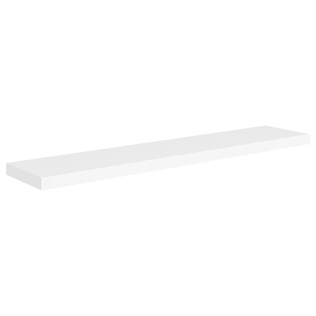 vidaXL vidaXL Półki ścienne 4 szt., białe, 120x23,5x3,8 cm, MDF