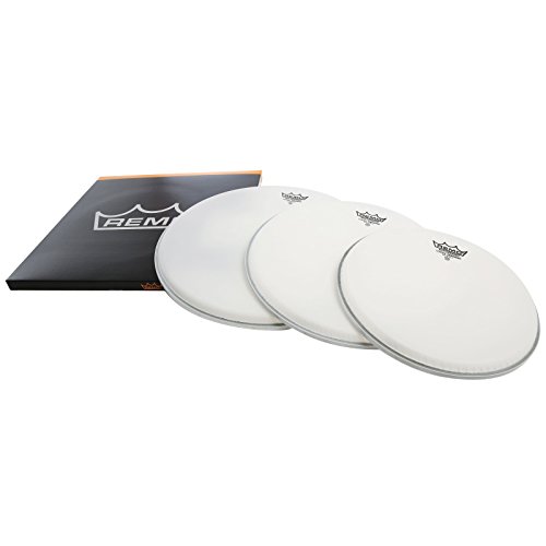 Remo Futro perkusyjne Emperor białe szorstkie ProPack 12 cali, 13 cali, 16 cali PP-0952-BE-GW