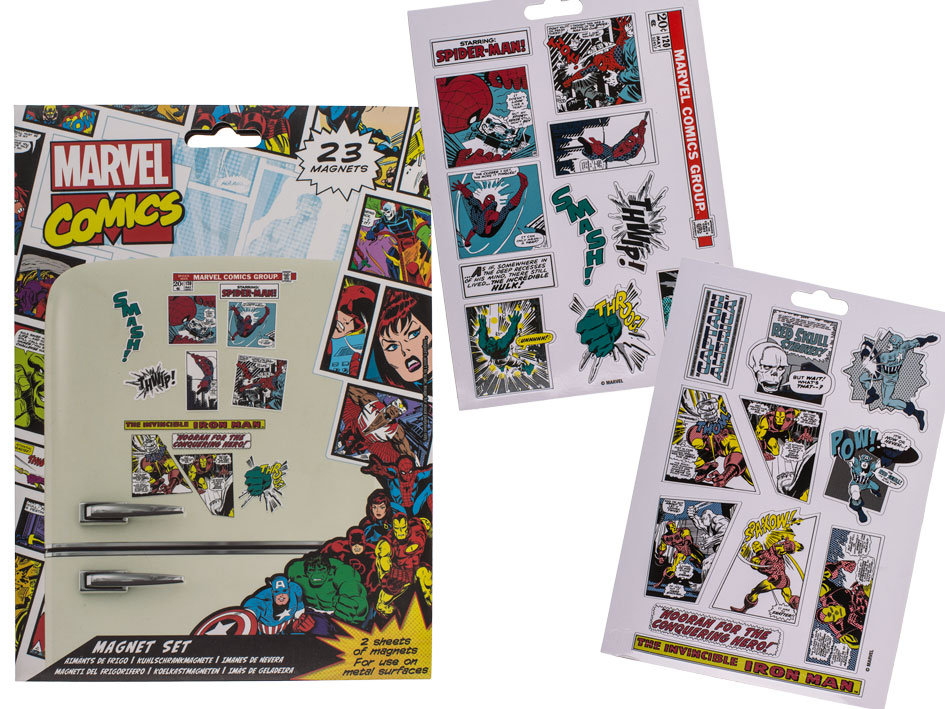 Magnesy Marvel Heroes 23 sztuki - produkt licencyjny