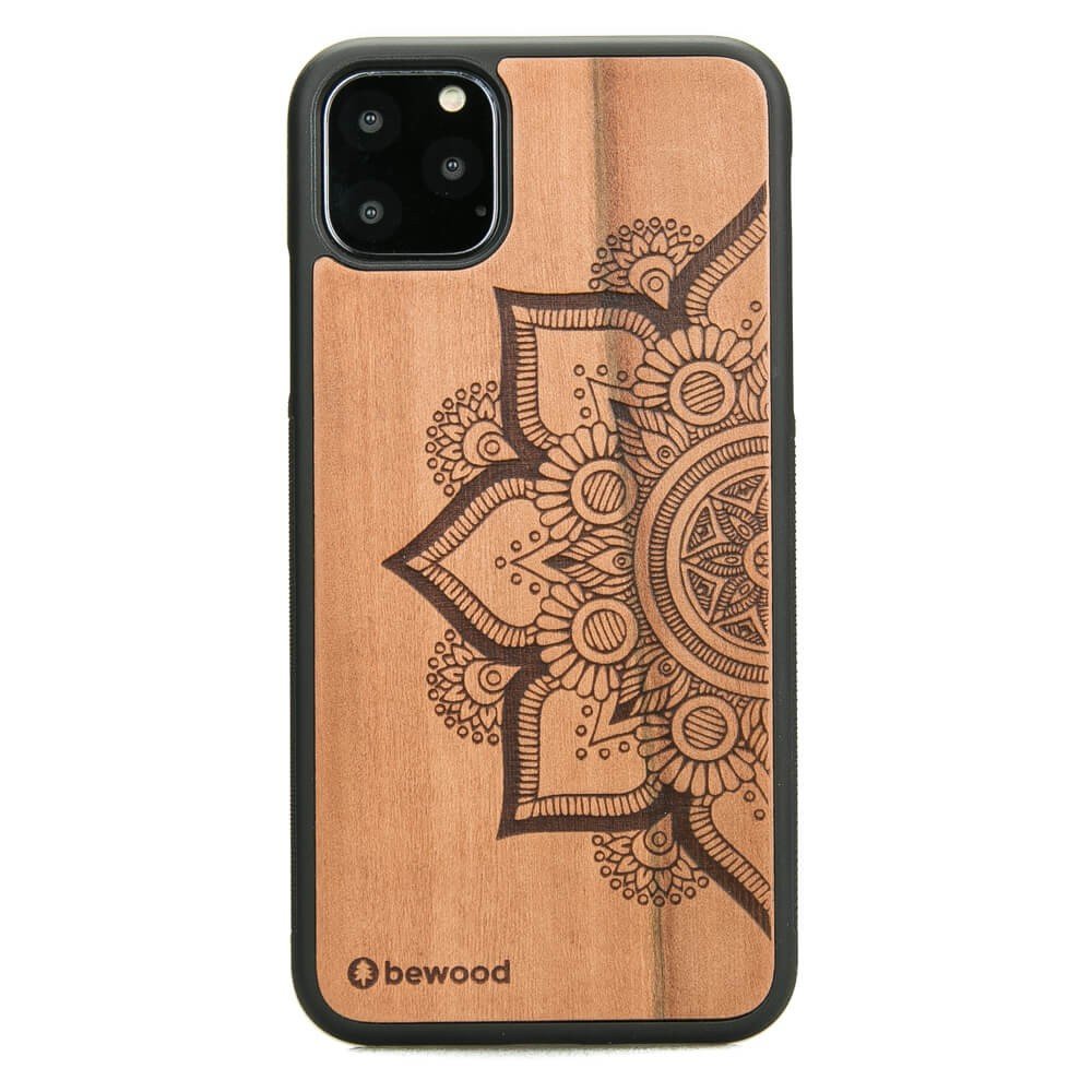 Bewood Drewniane etui iPhone 11 PRO MAX MANDALA JABŁOŃ