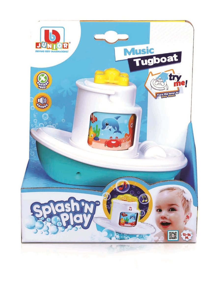 BBURAGO JUNIOR Łódka z pozytywką 89024