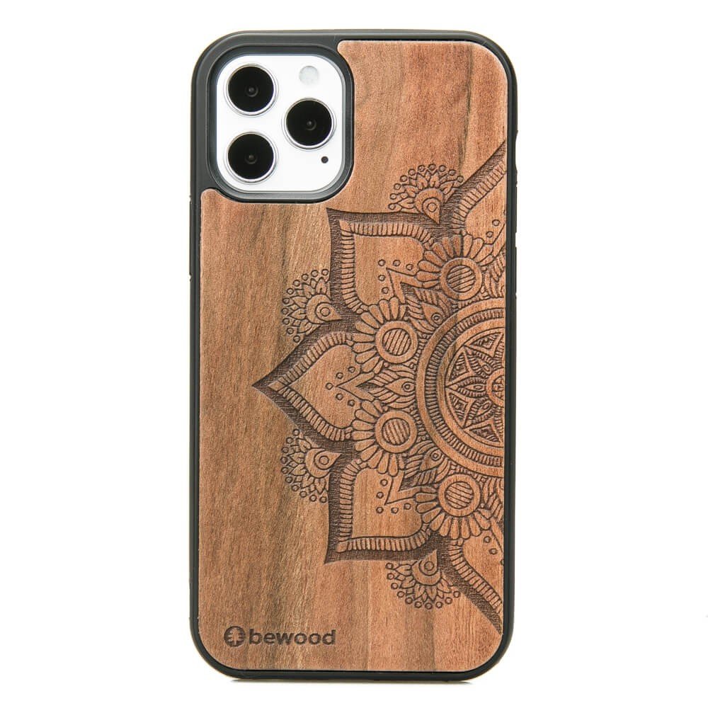 Bewood Drewniane etui iPhone 12 / 12 Pro MANDALA JABŁOŃ