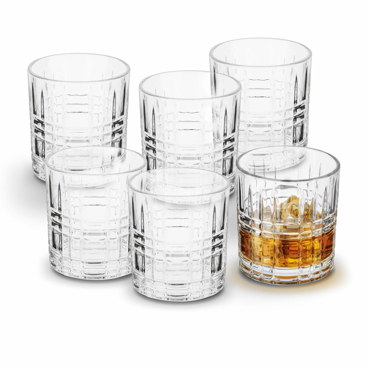 Komplet 6x SZKLANKA DO NAPOJÓW WHISKY coli drinków ZESTAW